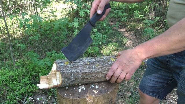 Разделочный топор БУРАН ООО ПП Кизляр. Уличный тест. смотреть онлайн