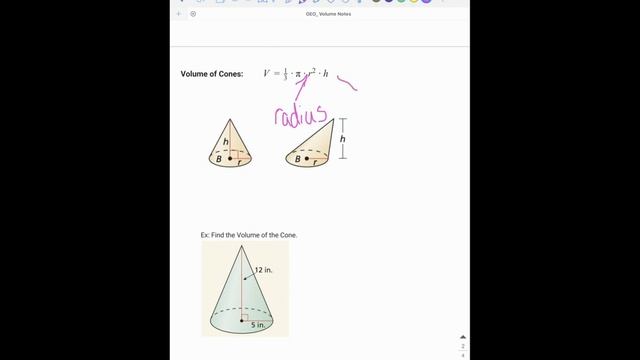 GEO: Volume of Pyramids, Cones, and Spheres смотреть онлайн