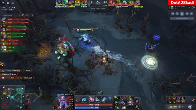 23SAVAGE Vs WATSON : 13,000 MMR CARRY BATTLE TI2023 ALLSTAR PUB STACKED !!!