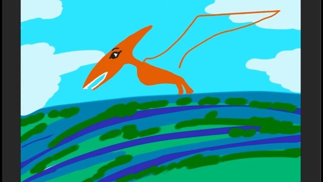 Как нарисовать динозавра птеродактиля How to draw a pterodactyl dinosaur смотреть онлайн