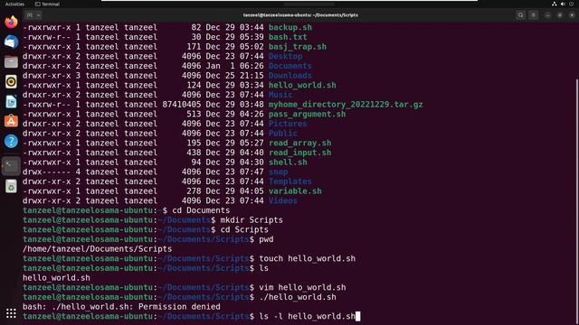 Bash Shell Scripting Tutorial 5 - Hello World! Bash Script смотреть онлайн