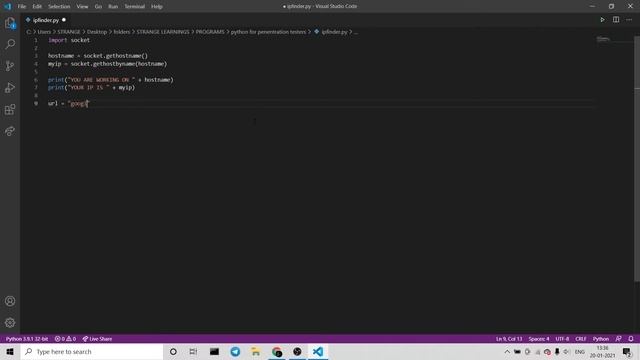 FIND IP ADDRESS USING PYTHON смотреть онлайн