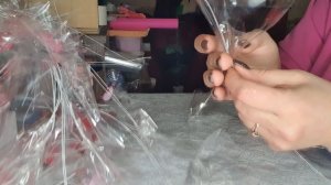 Обзор букета,светящиеся бабочки