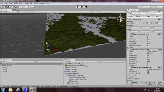unity 3D make a game: Creating Terrain and Trees смотреть онлайн