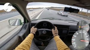 VW T4 2.5 TDI 151HP *MULTIVAN* TOP SPEED DRIVE ON GERMAN AUTOBAHN ?