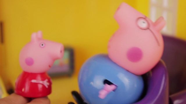 Свинка Пеппа рассердилась на папу Свина и кто-то украл всю еду из холодильника мультик для детей смотреть онлайн