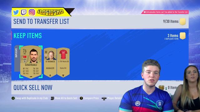 OTW PLAYER IN A PACK | FIFA 19 OTW ULTIMATE TEAM ONES TO WATCH PACK OPENING!! 94 OVR OTW RONALDO смотреть онлайн