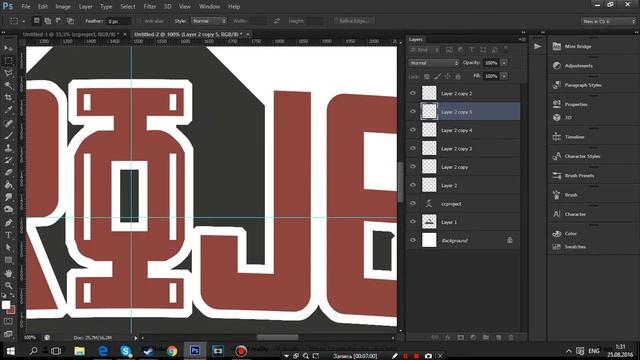 Как создать простой и красивый логотип для команды в PHOTOSHOP CS6? / [ Tutorial PHOTOSHOP ]. #2 смотреть онлайн