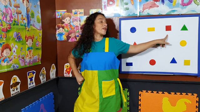 Canciones Infantiles Educativas - Las Figuras Geométricas - Miss Reyna смотреть онлайн