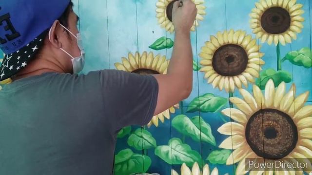 MURAL PAINTING  FOR A MILKTEA SHOP / PAINTING AN EPIC MURAL FOR MILK TEA SHOP / MILK TEA SHOP DESIG