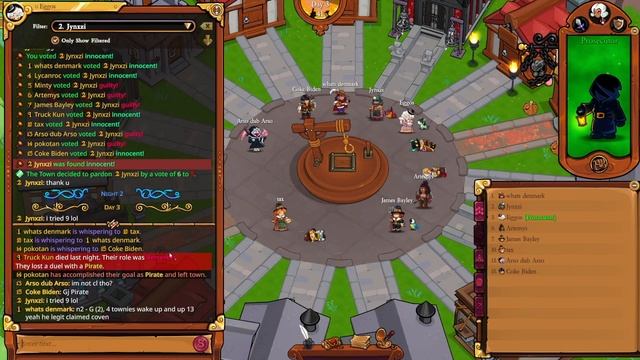 Town of Salem 2 All Any, Townie thinks I'm EVIL.... смотреть онлайн