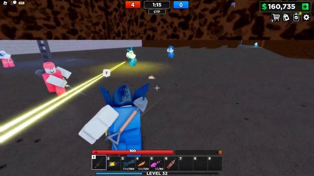 USING THE GRENADE LAUNCHER ON ROBLOX FLAG WARS смотреть онлайн
