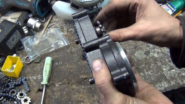 РЕДУКТОРА ДЛЯ САМОДЕЛОК С МОТОРОМ ОТ БЕНЗОКОСЫ. смотреть онлайн