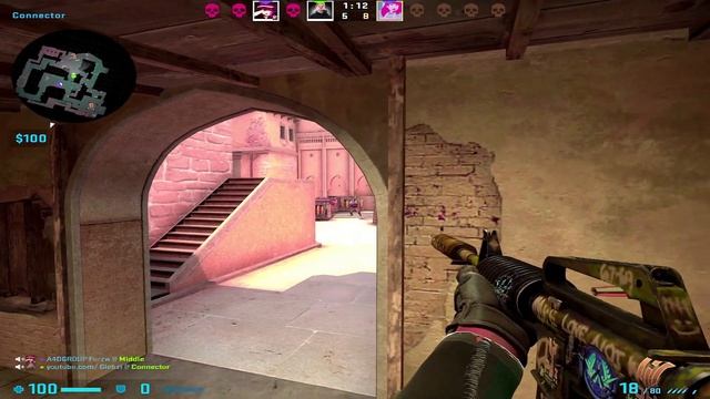 СЫГРАЛ В CS GO С ДРУГИМИ ОТТЕНКАМИ ЦВЕТА ЧТО... ft. Glebzi смотреть онлайн