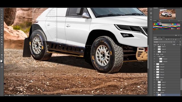 SKODA KODIAQ DAKAR SPECIAL - TIMELAPSE by RP.DESIGN смотреть онлайн