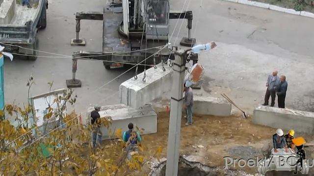 Складирование железобетонных блоков смотреть онлайн