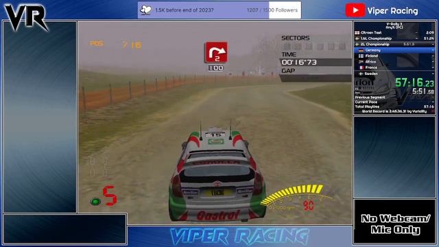 V-Rally 3 - Any% (PC) Speedrun in [1:54:06] смотреть онлайн