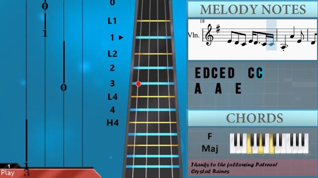 How to play Devil's Backbone by The Civil Wars on Violin (Tutorial) смотреть онлайн