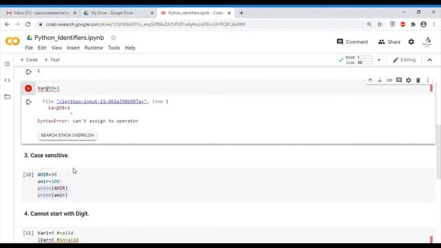 Python For Data Science-Identifiers||Data Science For Begginers||Philodiscite смотреть онлайн