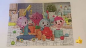 Собираем пазл. Для детей. Малышарики. Транспорт - помощник 260 деталей.