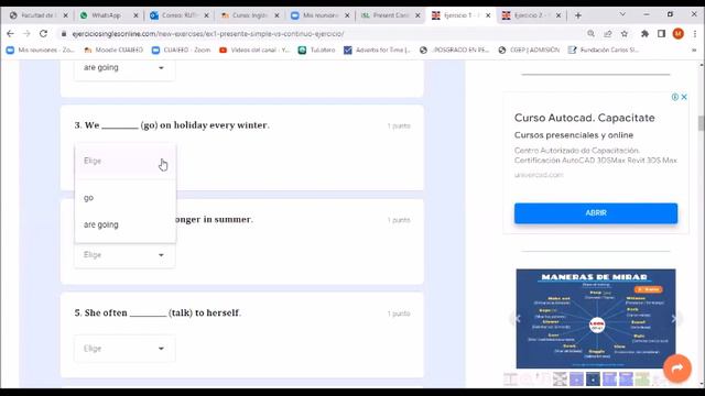 Presente Continuo B1 Unidad 2 Ruth Montes 1 de octubre смотреть онлайн