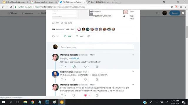 Googlebot User Agent for Smartphone & Chrome Engineer Tweet смотреть онлайн