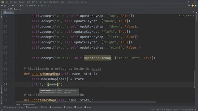 373 - Trabalhando com o click do mouse no Panda3D Python смотреть онлайн