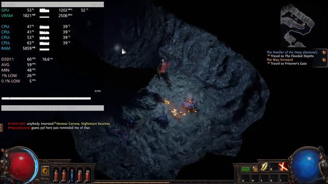 A10 5800K + GeForce GTX 750 = PATH OF EXILE смотреть онлайн