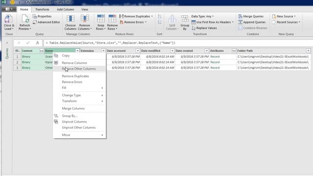 Highline Excel 2016 Class 21: Power Query Import Multiple Excel Workbooks with Multiple Sheets смотреть онлайн
