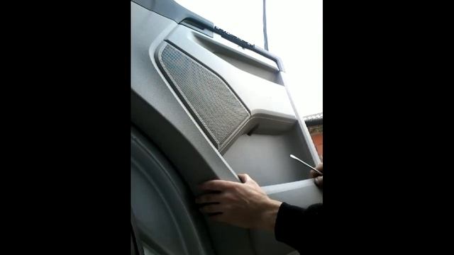 Как снять обшивку карту передней двери VW T6(2015)demontaz boczka drzwi przod/door panel removal!!! смотреть онлайн