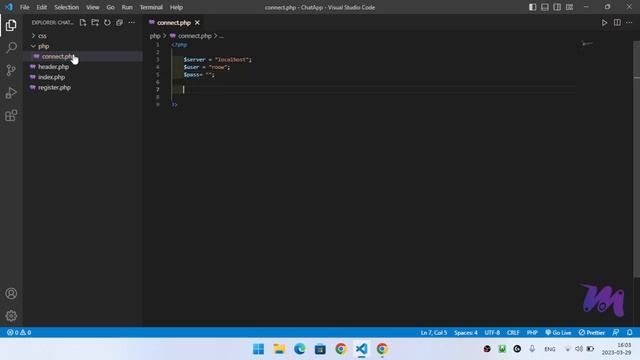 Project | Chat App | JavaScript Ajax & PHP | Part 2 смотреть онлайн