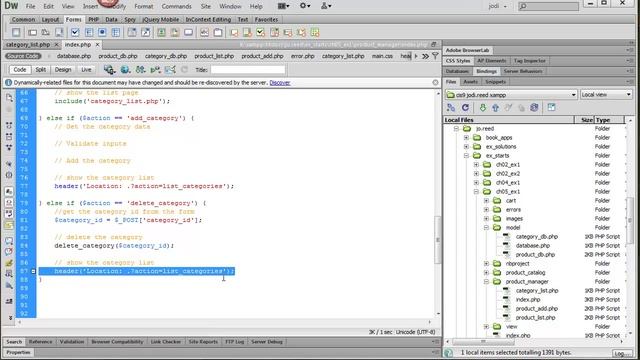 Murach PHP Exercise 5: Step 8 смотреть онлайн
