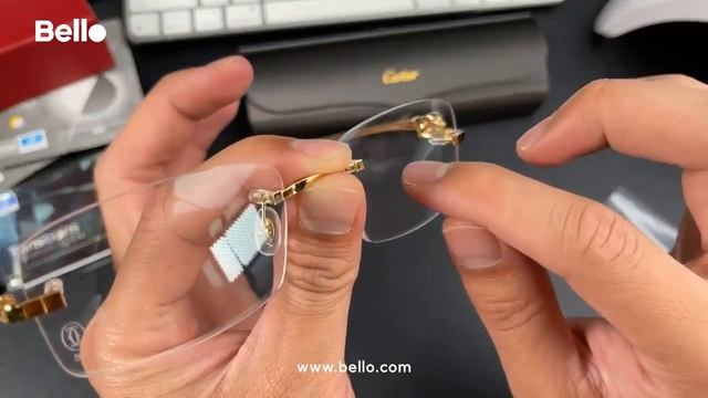 Mở hộp Cartier gọng đầu báo CT0281O 003 tại Bello, Panthere de Cartier mạ vàng bóng смотреть онлайн