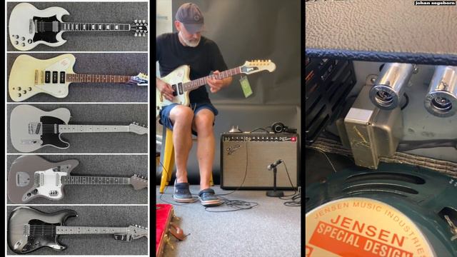 The NEW ‘64 Fender Custom Deluxe Reverb with Strat, SG, Firebird, Tele and Jaguar! смотреть онлайн