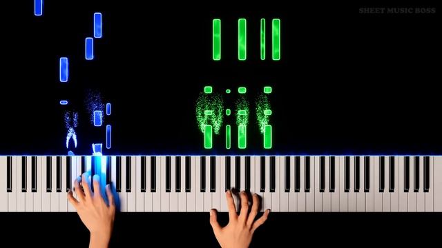 Futurama Theme Music - Piano Tutorial смотреть онлайн