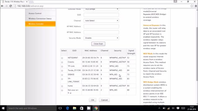 Configuring Tenda as repeater WDS Bridge Mode смотреть онлайн