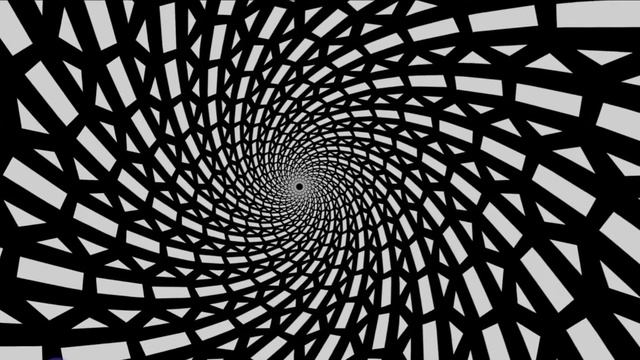 Футаж черно белый абстрактный крутящийся лабиринт / Free video Footage black and white abstract смотреть онлайн