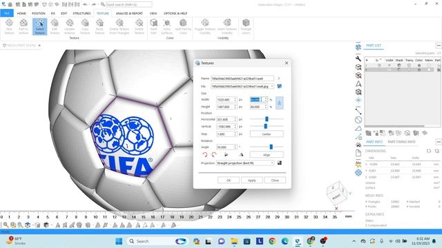 Texturing 3D model for 3D Printing - Materialise Magics смотреть онлайн