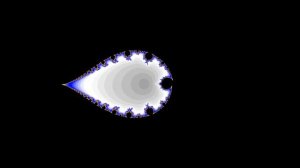 Inverted Mandelbrot Set with phase-shift