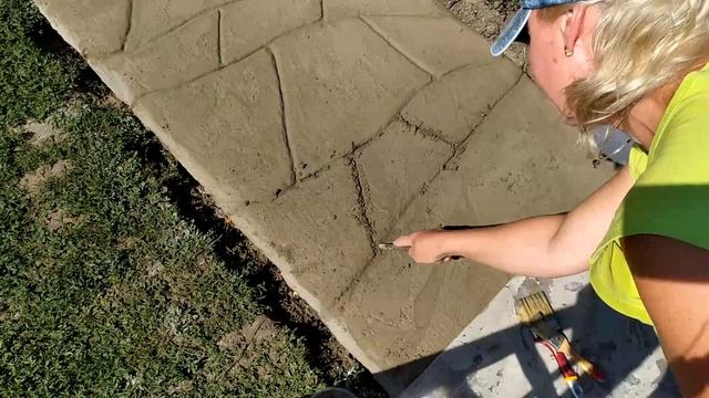 Дорожка из артбетона имитация камня своими руками на даче. смотреть онлайн