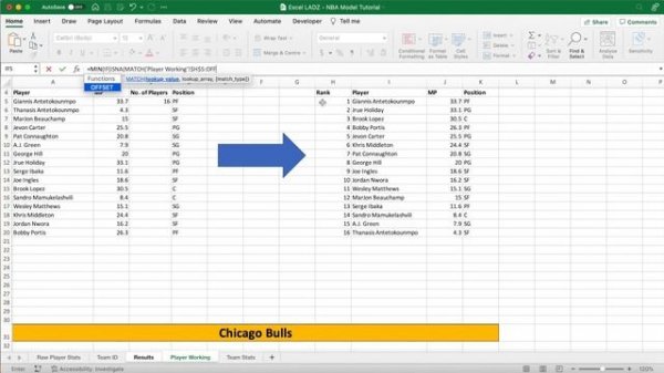 PREDICT NBA Games With Probability | Excel Tutorial