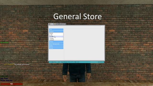 GmodStore - NPC Store/Rob System Core Showcase Video смотреть онлайн