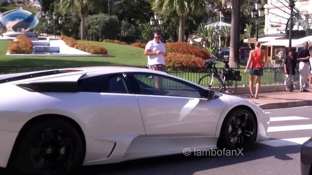 CLK DTM AMG Cabrio + Murciélago + F430 in Monaco! *HD* смотреть онлайн