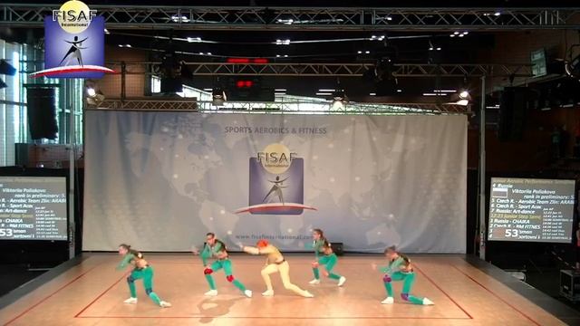Чемпионат и первенство Европы по фитнес аэробике. Команда Гамма. 14-16 Перфоманс. смотреть онлайн