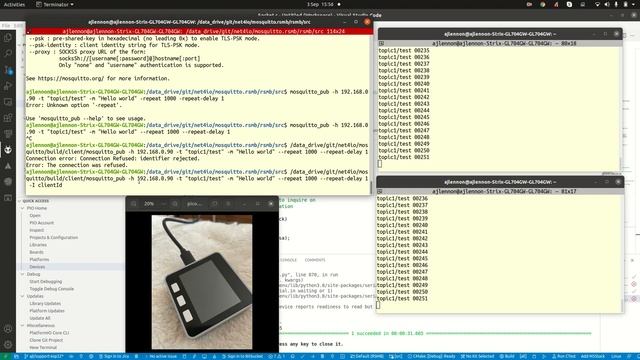 M5Stack Espressif ESP32 MQTT "Picobroker" bridging to another broker смотреть онлайн