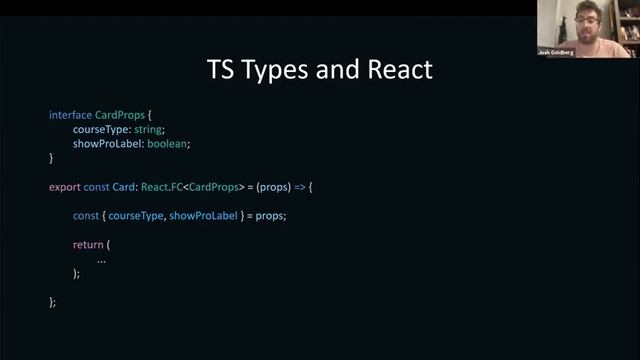 React and TypeScript Tutorial 2021 ft Josh Goldberg & Sylvana Santos of CodeAcademy | HackBuddy смотреть онлайн