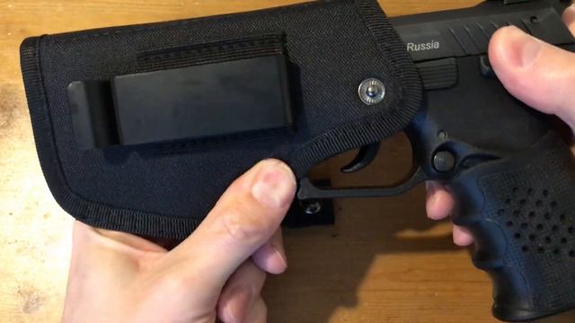 Двухсторонняя кобура для пистолета менее чем за 500 рублей! смотреть онлайн