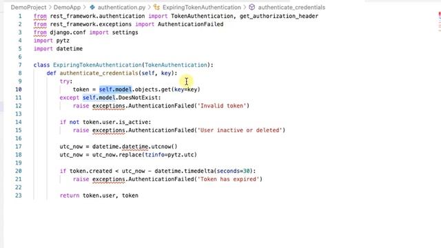#15. Authentication Token Expiration | Django | In Simple Way смотреть онлайн