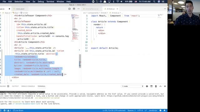W8D5: Props and Functional Components in React (2 of 2) смотреть онлайн