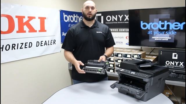Brother MFC L2710 | Onyx Imaging | OKC Printer Repair | Replace & Reset Drum смотреть онлайн
